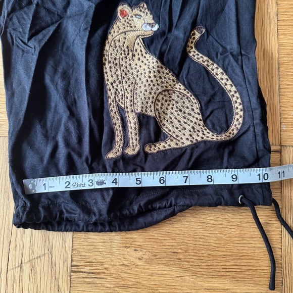 Never Fully Dressed Running Wild Black Cargo Pants Elastic Waist 20 - Picture 4 of 8